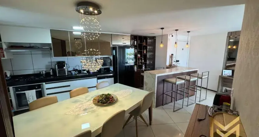 Apartamento com 3 suítes à venda, 100 m² por r$ 750.000 - fátima - fortaleza/ce