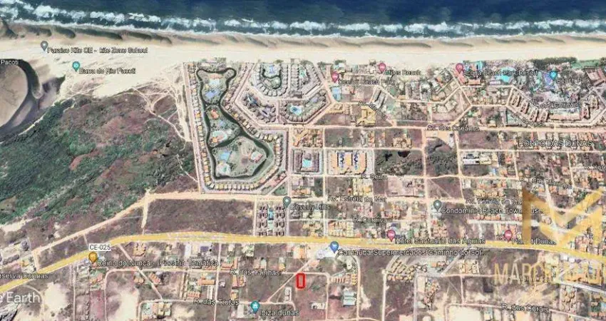 Terreno à venda, 1250 m² por r$ 460.000,00 - porto das dunas - aquiraz/ce