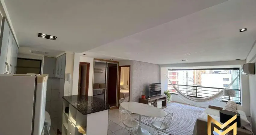 Apartamento com 1 dormitório à venda, 59 m² por r$ 470.000,00 - meireles - fortaleza/ce