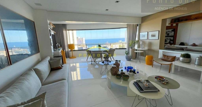 Apartamento 3 Suítes com Vista Mar em Ondina - 206m², Lazer Completo e 4 Vagas de Garagem