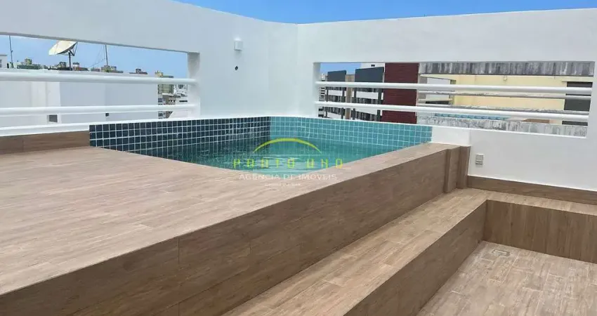 Ótima cobertura  com piscina à venda na pituba! são 2 suítes, closet, sala ampla.