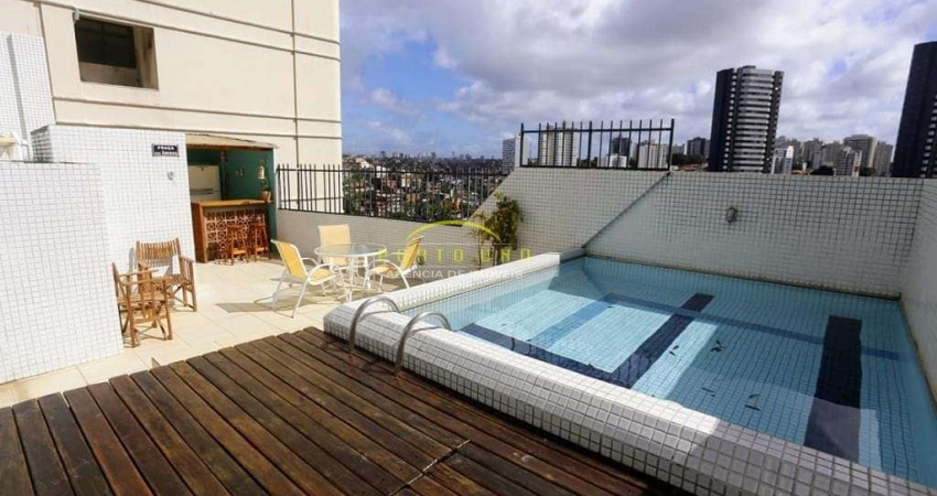 Cobertura  com piscina, 4 quartos, 240,60m2, à venda em Salvador, Horto Florestal!