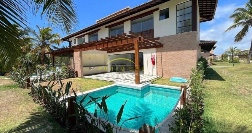 Bangalô 4 Quartos no Imbassai Privilege com Praia, Lazer Completo e Segurança em Imbassaí