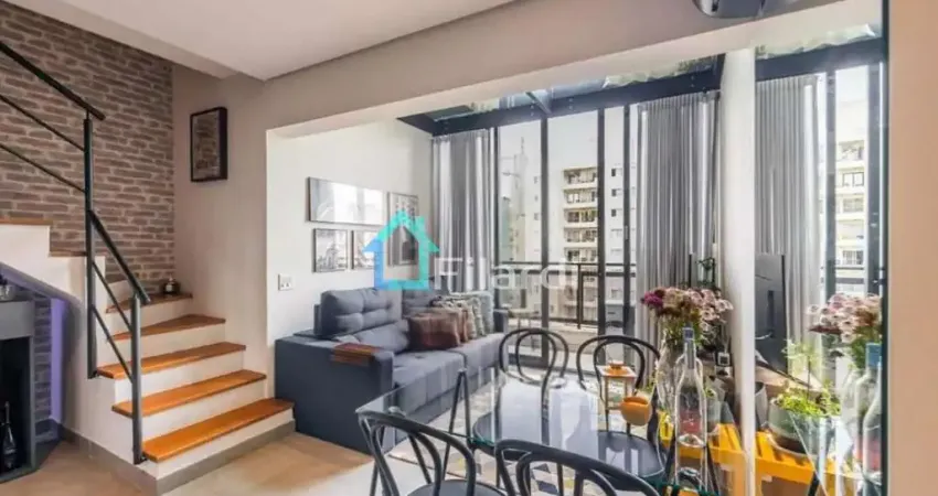 Apartamento em Pinheiros mobiliado com vista livre e lazer completo