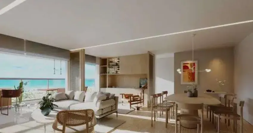 Apartamento frente mar com 3 quartos: Alto Padrão com Lazer Completo e Vista Privilegiada