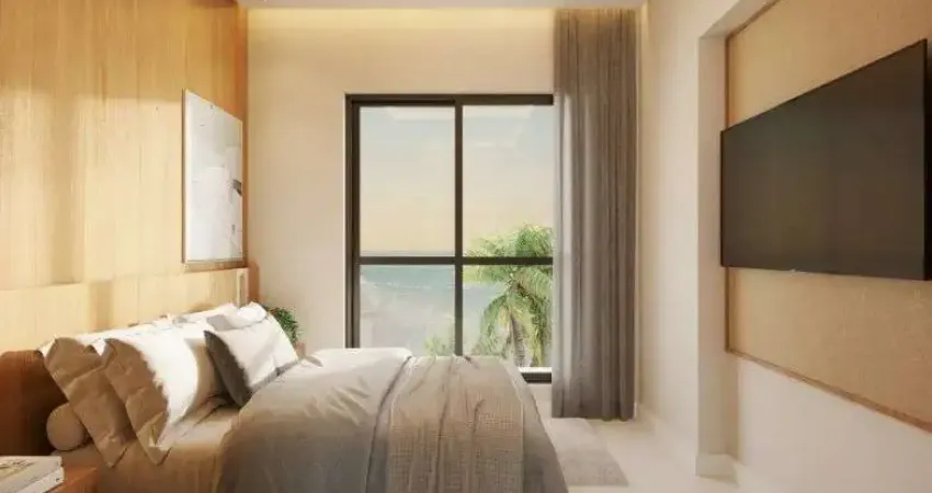 Apartamento na praia de Candeias: 2 suítes + varanda gourmet + vista para o melhor trecho de mar