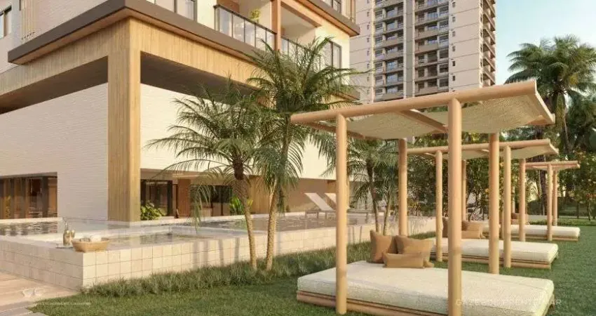 Apartamento com 2 quartos pé na areia no melhor trecho de candeias