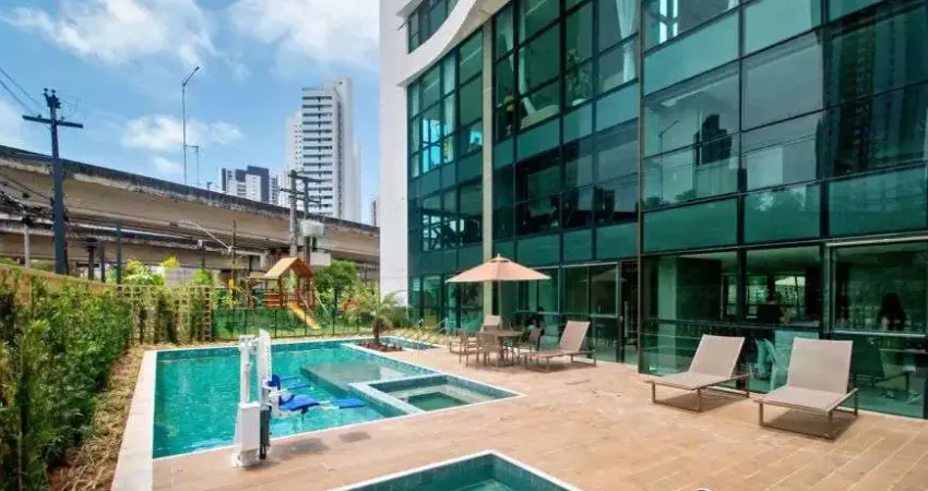 Alto padrão com 3 quartos em boa viagem com vista definitiva para o parque dos manguezais