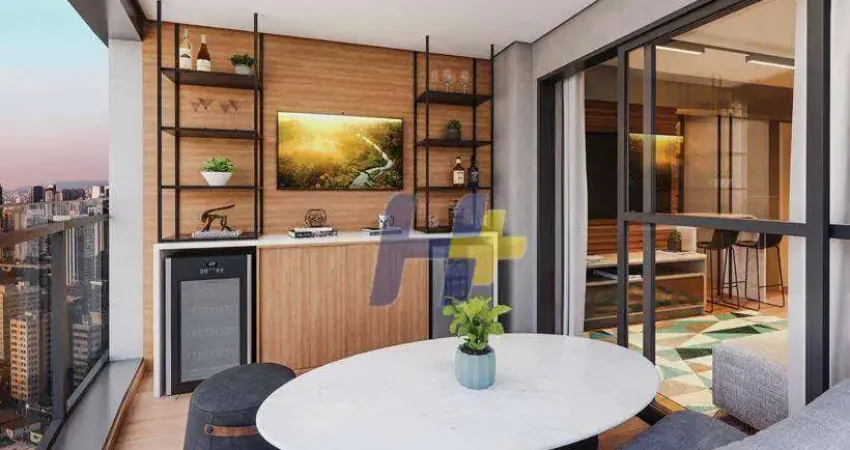 Apartamento com 1 dormitório à venda, 32 m² por R$ 599.280,00 - Brooklin - São Paulo/SP