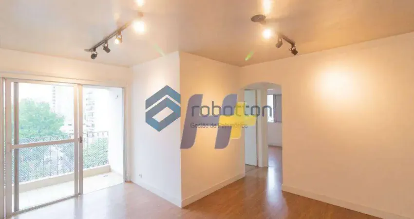 Apartamento com 2 dormitórios para alugar, 68 m² por R$ 5.314,80/mês - Brooklin - São Paulo/SP