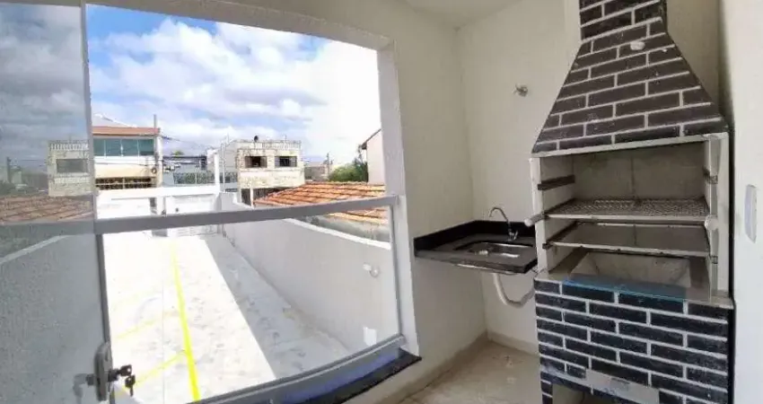 Apartamento novo pronto para morar de 2 dormitórios e 1 vaga, com churrasqueira na varanda, 40 m² -