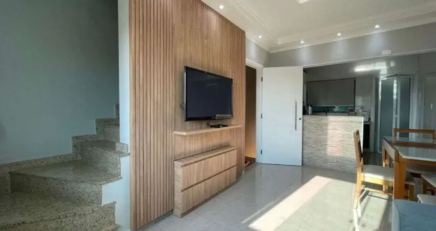 Sobrado em condomínio familiar e seguro, 3 dormitórios e 3 vagas cobertas na garagem, 127 m² - vila