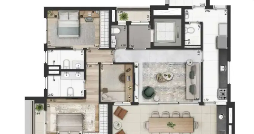 Apartamento com 4 quartos à venda na Rua 1141, Centro, Balneário Camboriú