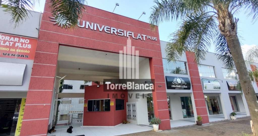 Flat para locação no Universiflat Plus, Em frente a UEPG Campus, 25m², Uvaranas - Ponta Grossa/PR