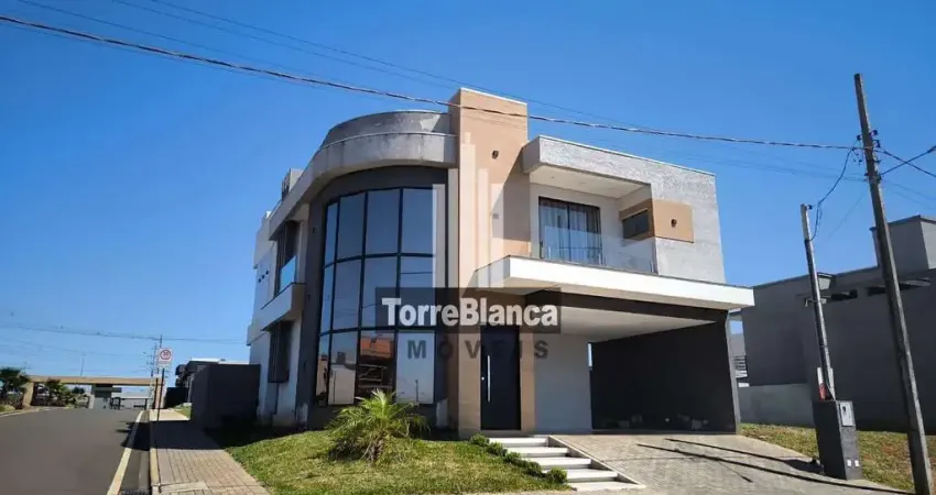 Sobrado à venda em condomínio fechado com 4 quartos, Condomínio Ecoville I, Contorno - Ponta Grossa
