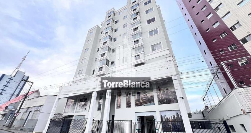 Apartamento mobiliado com 50m² no Centro de Ponta Grossa – 1 quarto, sacada com churrasqueira e vag