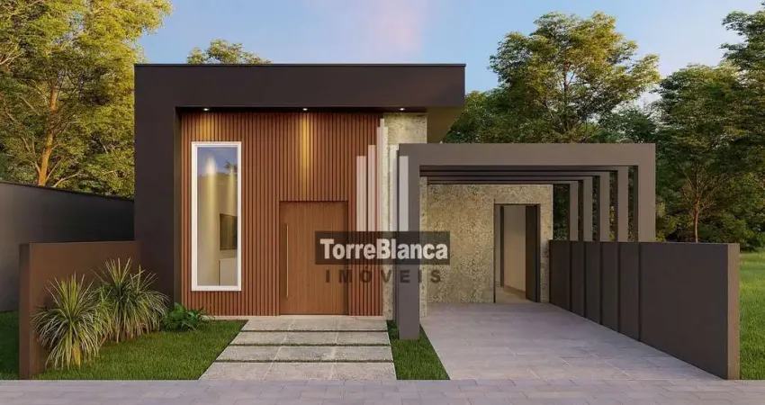 Casa à venda, condomínio fechado, 3 quartos, 2 vagas de garagem cará-cará, ponta grossa, pr