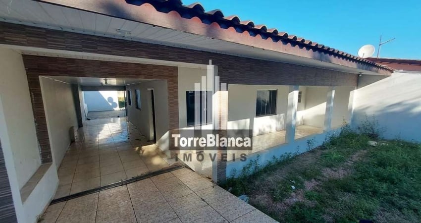 Casa para Locação com 2 quartos semimobiliada, amplo espaço de terreno, 109 m²-   Cará-cará, Ponta