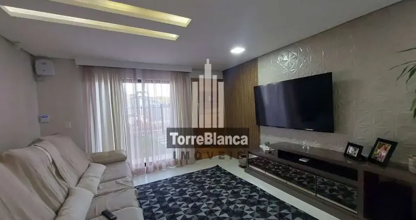 Locação - sobrado com 3 quartos (sendo 2 suítes), 2 vagas, sacada com churrasqueira, uvaranas.