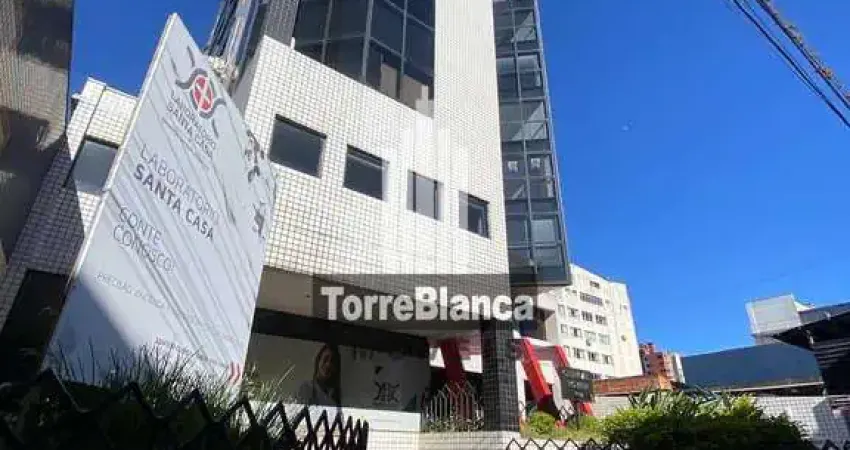 Locação - sala comercial, 2 salas, 1 vaga de garagem, 83 m², ed. clinical tower, centro.