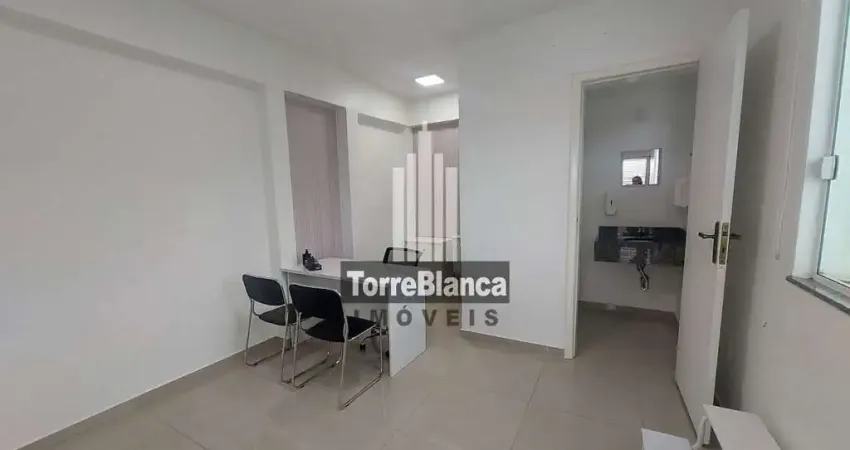 Locação - sala comercial, 1 banheiro, 85 m², localização privilegiada, centro.