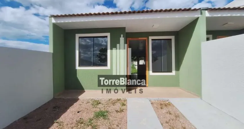 Locação - casa nova com 2 quartos, 1 vaga de garagem, quintal amplo, neves.