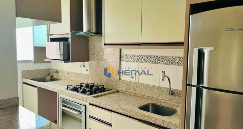 Apartamento com 2 dormitórios para alugar, 50 m² por R$ 2.850,00/mês - Vila Bosque - Maringá/PR