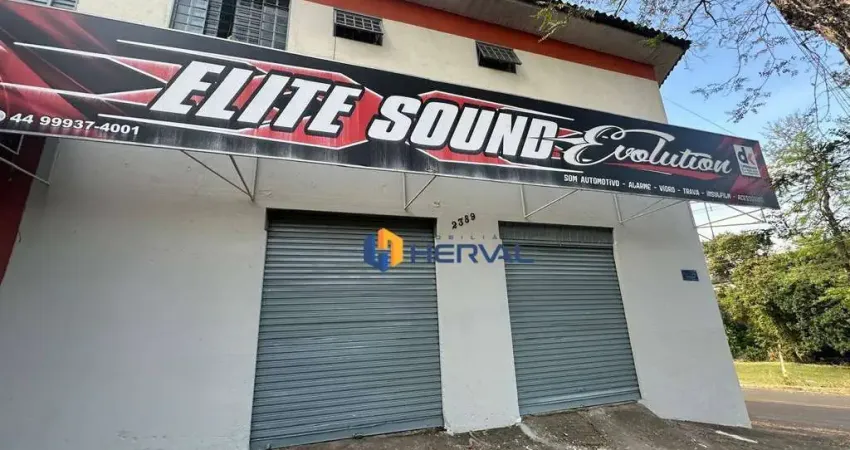 Barracão para alugar, 75 m² por r$ 1.950,00/mês - jardim oásis - maringá/pr