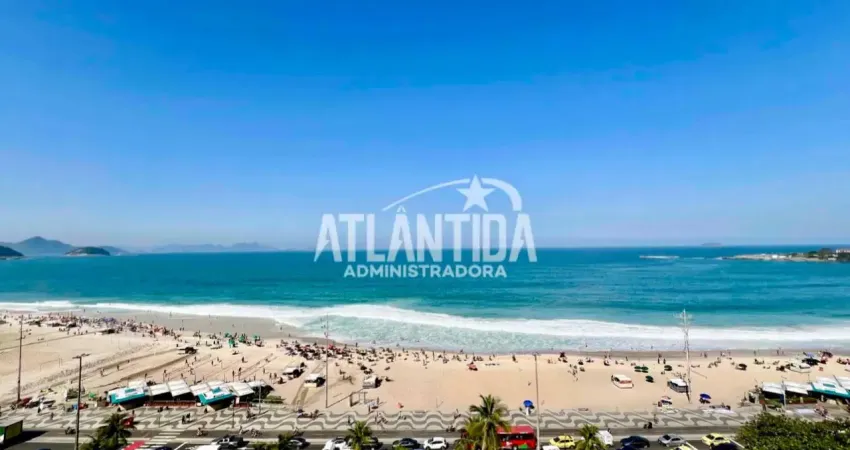 Apartamento com linda vista panorâmica para o mar! Posto 5. Andar alto!