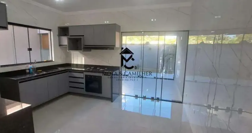 Casa recém construída, completa com planejados disponível para locação em condomínio em Taubaté