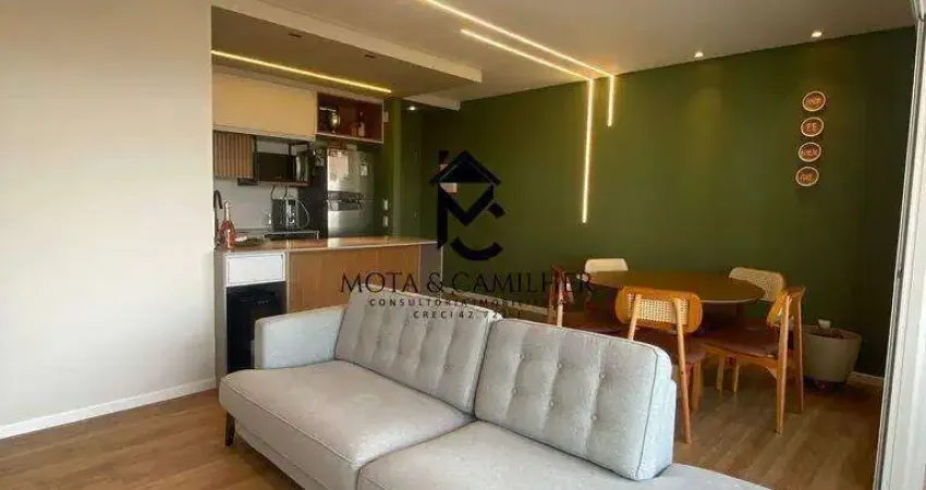 Apartamento com sol da manhã, varanda Gourmet à venda em Taubaté.