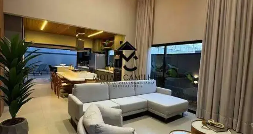 Casa mobiliado disponível para venda em condomínio de Alto Padrão.