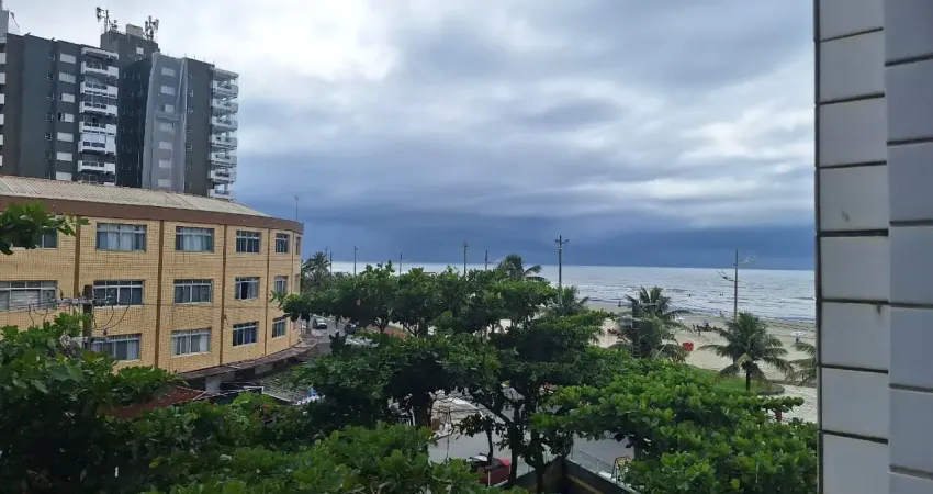 Kitnet Mobiliado Frente Mar na Vila Caiçara – Vista para o Mar, Vaga de Garagem