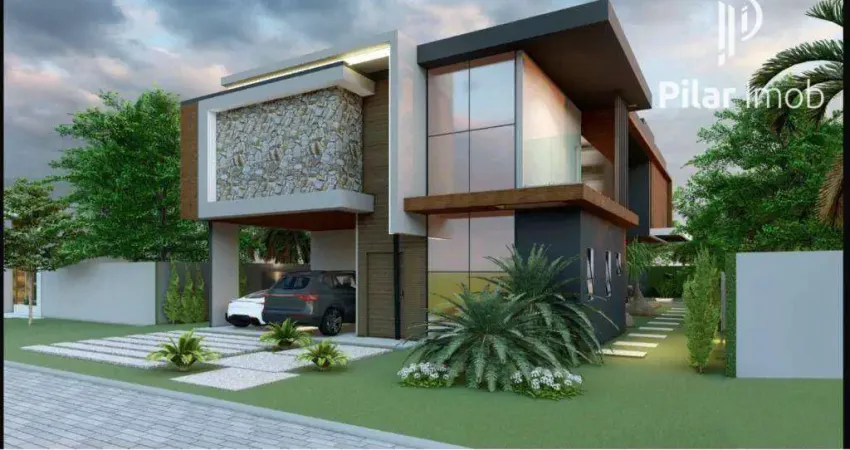 Casa com 5 dormitórios à venda, 355 m² por R$ 3.800.000,00 - Cidade Apha - Eusébio/CE