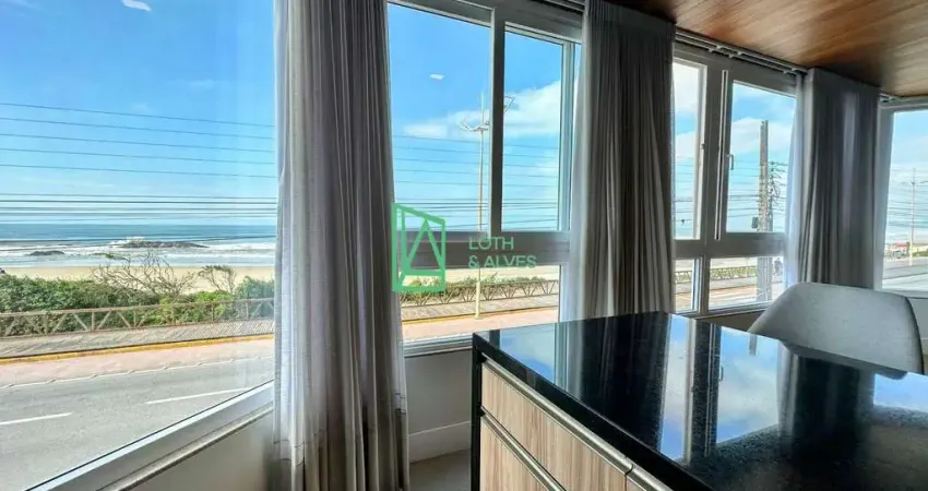 Apartamento frente mar com 05 suites à venda, mobiliado gravatá, navegantes - sc