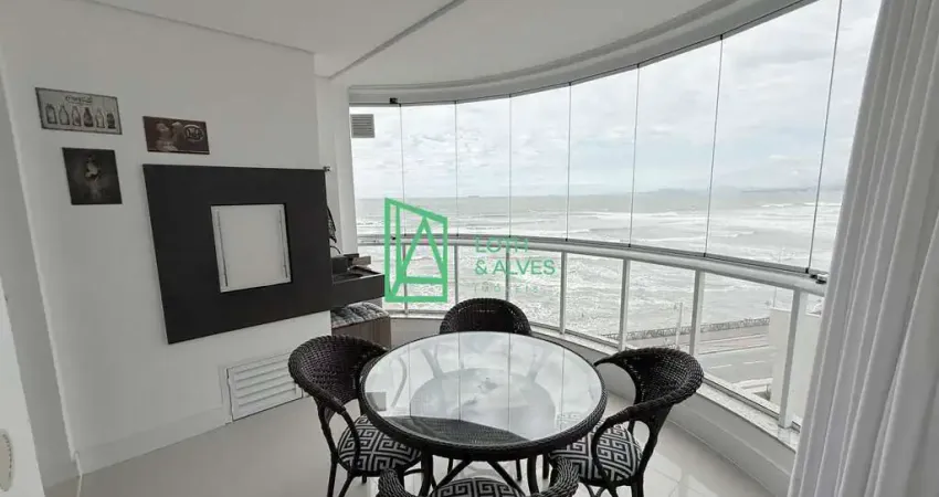 Apartamento à venda, 3 quartos, 2 vagas, prédio frente mar, gravatá - navegantes sc