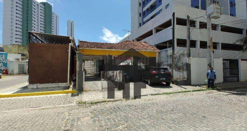 Casa Comercial de 146,59m² para alugar, localizada na Encruzilhada, Recife - Pernambuco.