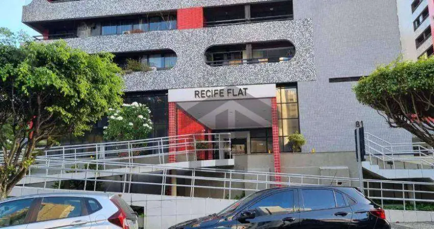 Flat de 40m² à venda, com 1 quarto, localizado em boa viagem, recife - pernambuco.