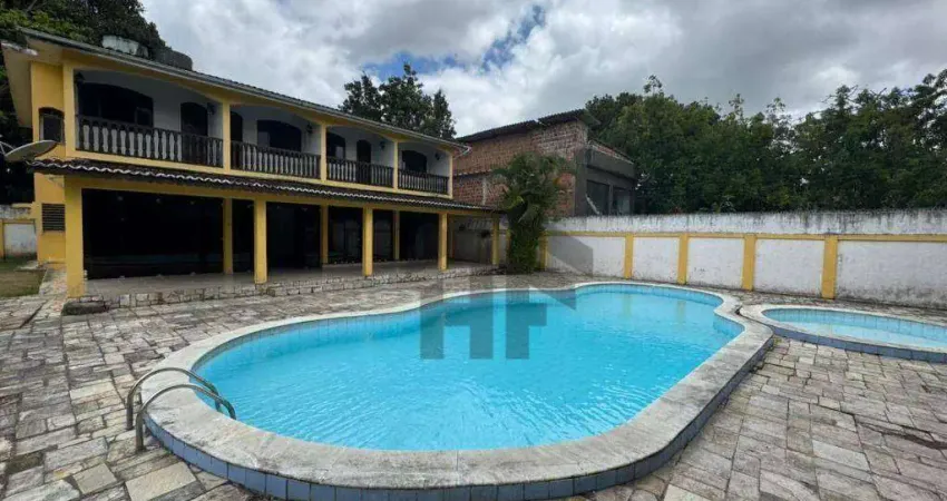 Casa de 350m² para alugar, com 4 quartos (2 suítes), localizada em aldeia, camaragibe - pernambuco.