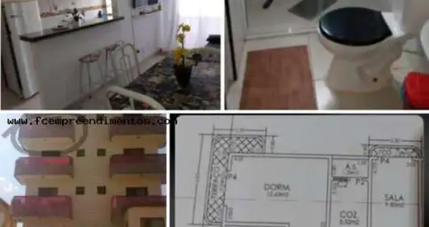 Apartamento para venda em praia grande, tupi, 1 dormitório, 1 banheiro, 1 vaga