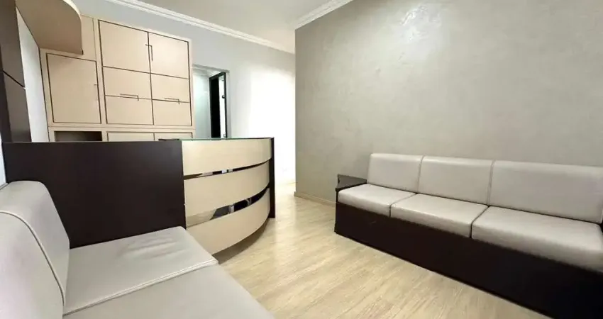 Sala comercial semi-mobiliada com 58m² no centro de são jose dos pinhais