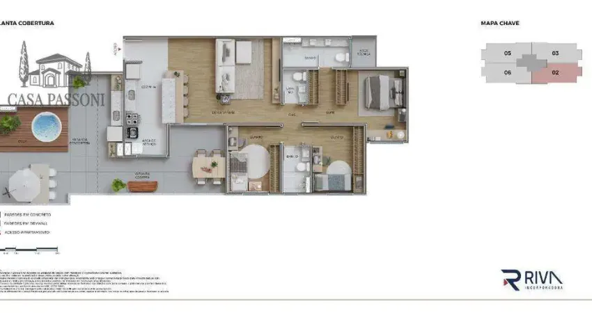 Cobertura à venda em Campinas, Parque Prado, com 3 quartos, com 96.04 m², Casa Prado
