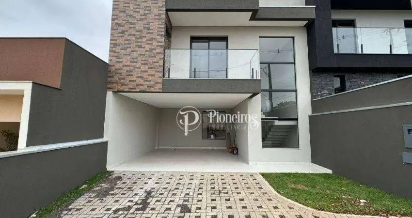 Casa com 3 dormitórios à venda, 166 m² por R$ 890.000,00 - Loteamento Morada das Flores - Cambé/PR