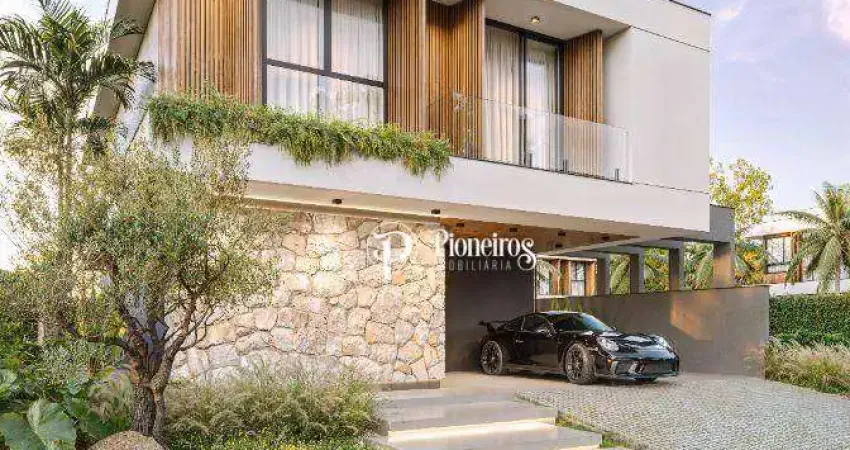 Casa com 4 dormitórios à venda, 243 m² por r$ 1.890.000 - gleba pinguim - londrina/pr