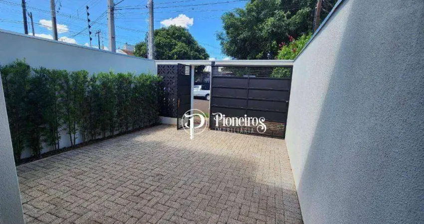 Casa com 3 dormitórios à venda, 80 m² por r$ 450.000,00 - jardim graziela - londrina/pr