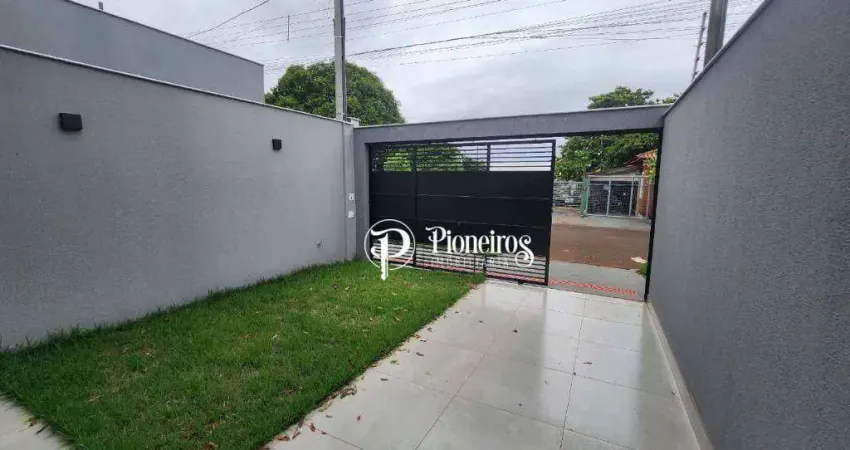 Casa com 3 dormitórios à venda, 75 m² por r$ 365.000 - jardim montecatini - londrina/pr