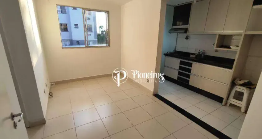 Apartamento com 2 dormitórios para alugar, 45 m² por r$ 1.600/mês - jardim nações unidas - londrina/pr