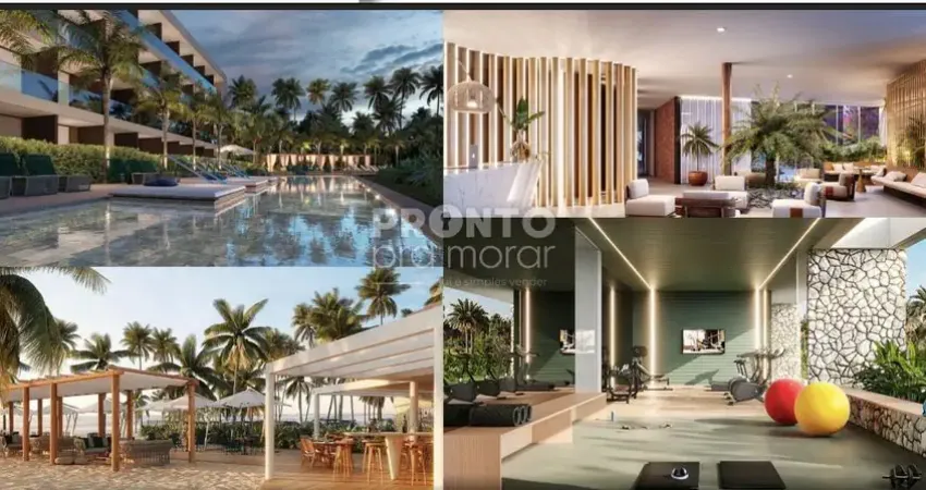 Praia dos Carneiros - Apartamento à venda 32 metros - 1 Quarto - 1 Garagem - Tamandaré, PE