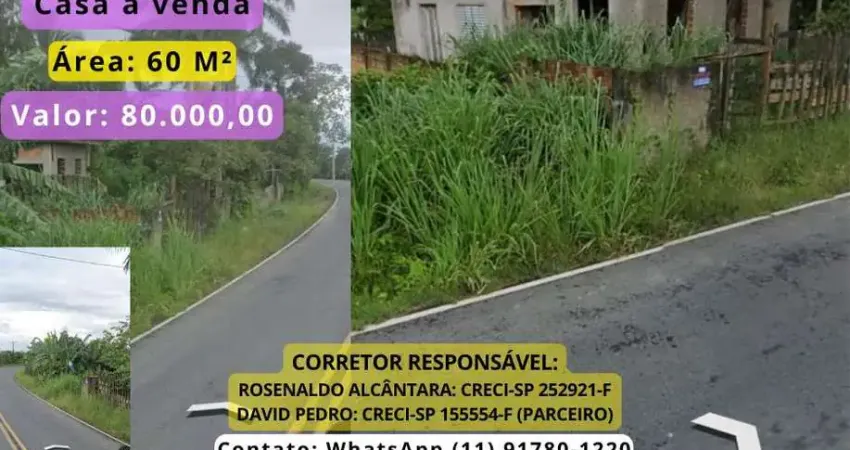 Casa para Venda em Sete Barras, Bairro Conchal Branco, 1 dormitório, 1 banheiro