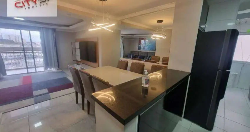 Apartamento com 3 dormitórios para alugar, 88 m² por R$ 5.570,00/mês - Jabaquara - São Paulo/SP